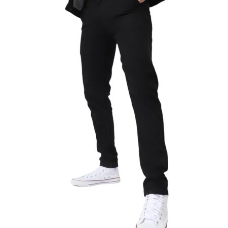 Urbano Fashion Men's Slim Fit Black Stretch Jeans (Copy)