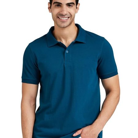 Symbol Men's Cotton Rich Solid Polo Tshirt | Collar Tshirts | Half Sleeves | Plain-Regular Fit (Available in Plus Size and Combo Pack of 2)