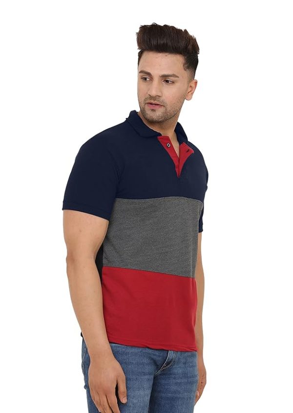 LEOTUDE Men's Matty Regular Fit Plain Polo T-Shirt