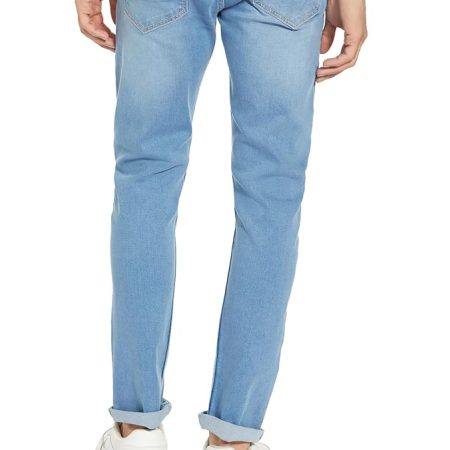 Men's Slim Tapered Jeans | Heavy Wash Denim | Casual Wear | Modern Fit