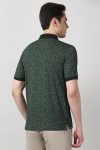Men's Cotton Abstract Floral Print Polo Shirt – Casual Wear | Stylish & Breathable