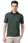 Men's Cotton Abstract Floral Print Polo Shirt – Casual Wear | Stylish & Breathable