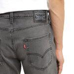 Men's 512 Slim Tapered Fit Mid Rise Black Jeans