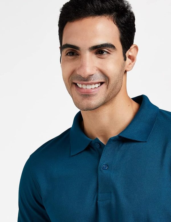 Symbol Men's Cotton Rich Solid Polo Tshirt | Collar Tshirts | Half Sleeves | Plain-Regular Fit (Available in Plus Size and Combo Pack of 2)